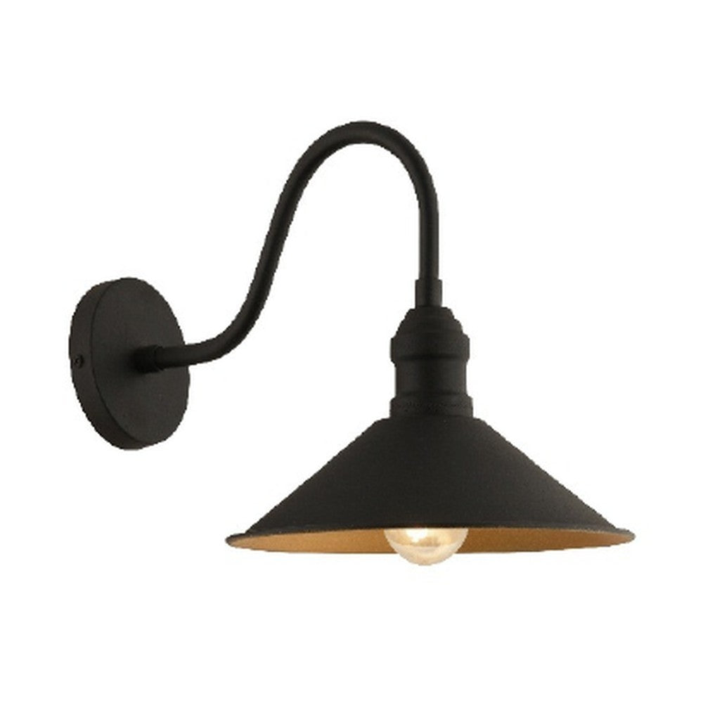 Gooseneck Cone Wall Light