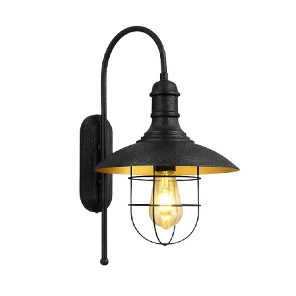 Ship Cage Wall Light Black