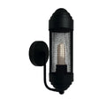 Mesh Cylinder Wall Sconce Black
