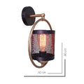 Ring Frame Mesh Cage Wall Light