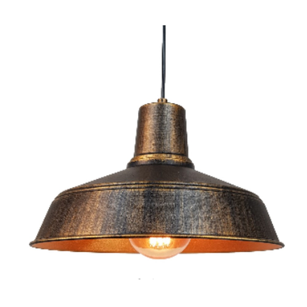 Warehouse Barn Pendant Light Gilded Patina