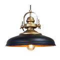 Brass Yoke Saucer Pendant Light