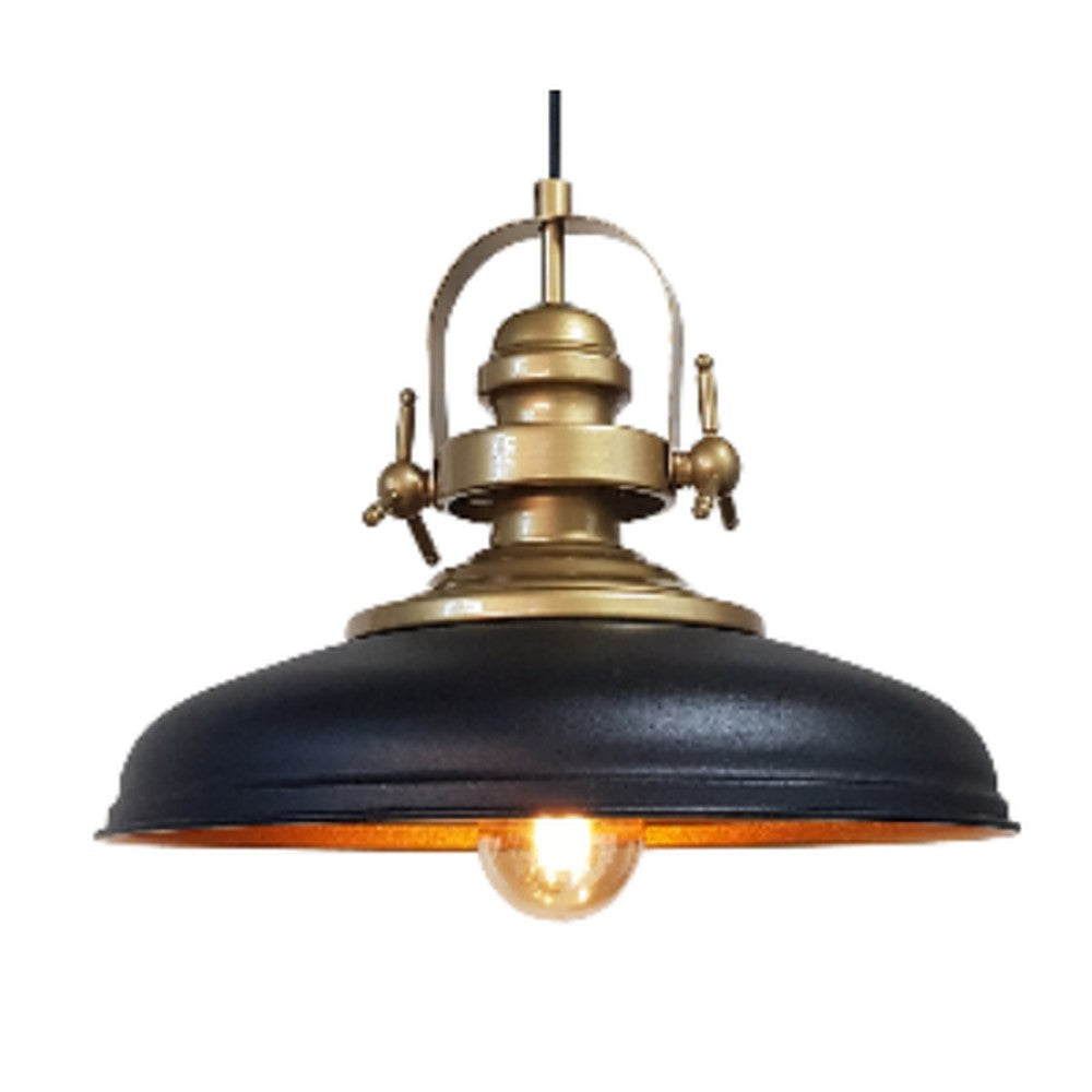 Brass Yoke Saucer Pendant Light