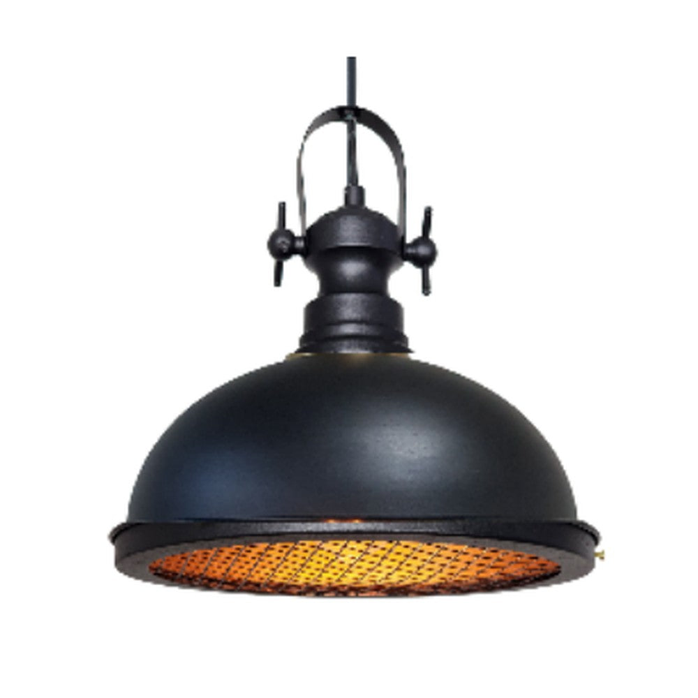 Industrial Yoke Mesh Dome Pendant Light