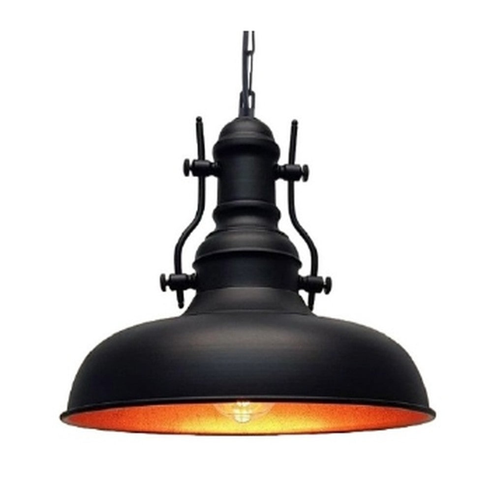 Factory Yoke Pendant Light Black
