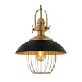 Yoke Wire Cage Pendant Light Black