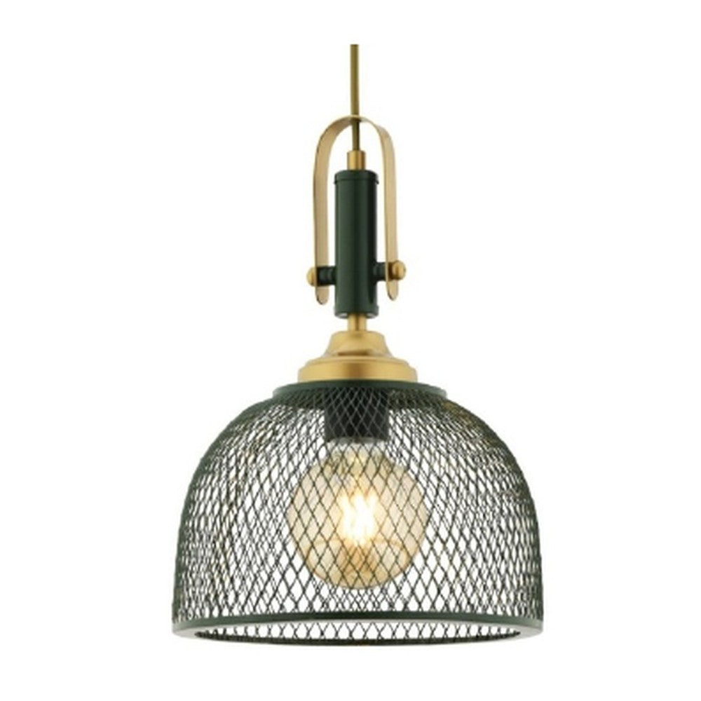 Mesh Dome Yoke Pendant Light